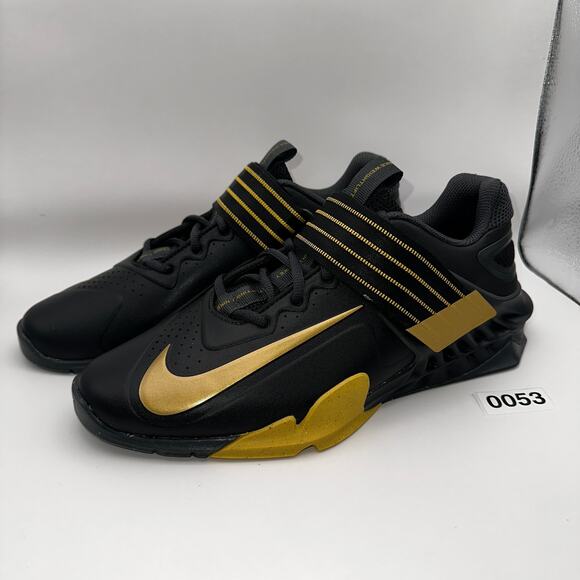Nike Savaleos Romaleos Mens Weightlifting Shoes Black CV5708-001 Size 10 - Picture 1 of 11
